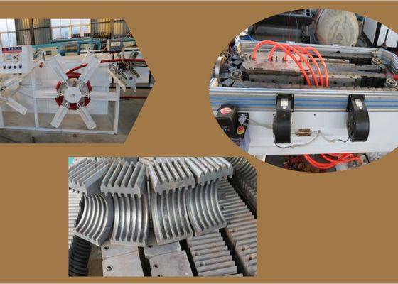خط اکستروژن لوله دو جداره موجدار PV PVC 800mm