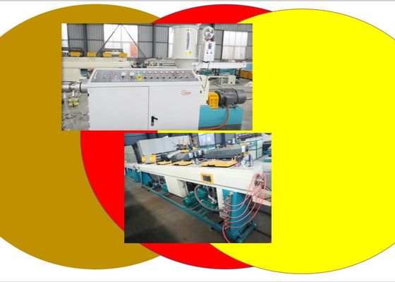 300 کیلوگرم PVC 450mm خط لوله اکستروژن دو لوله