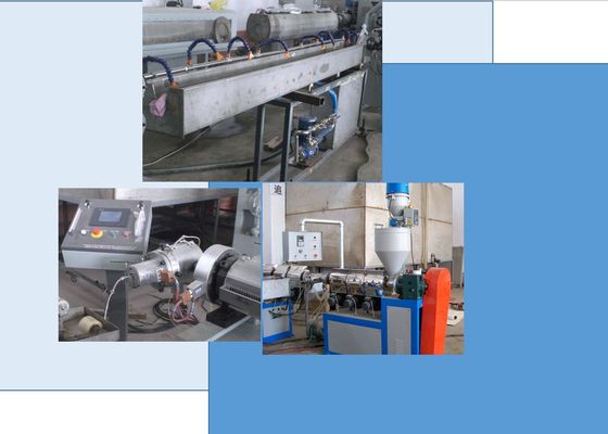 دستگاه اکسترودر شیلنگ تقویت شده با سیم فولادی PP HDPE / دستگاه لوله انعطاف پذیر