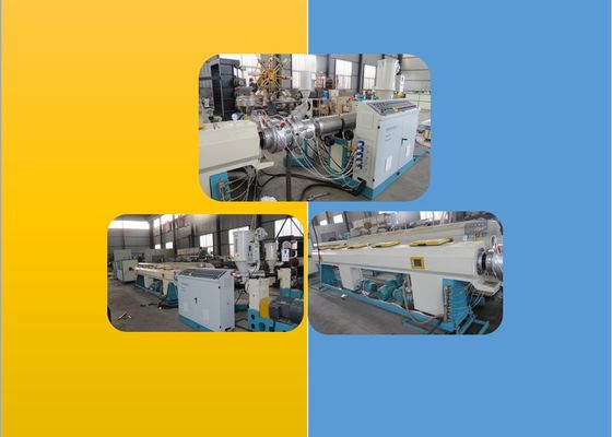 دستگاه لوله های راه راه CE دو پیچ PPR HDPE