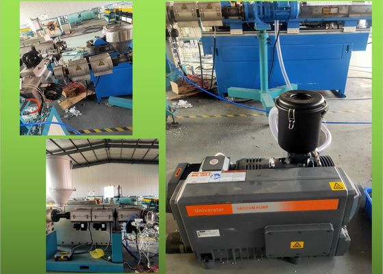 2-3.5m/Min PVC خط تولید لوله دوجداره 250-300 کیلوگرم/ساعت