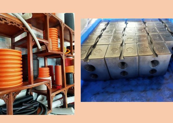 خط اکستروژن لوله DWC موجدار دو جداره برای آبیاری