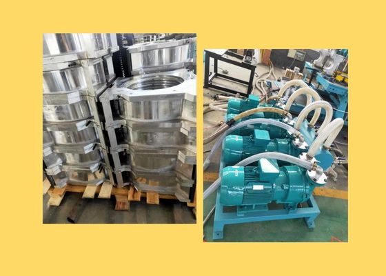 دو جداره خط اکستروژن لوله راه راه HDPE فاضلاب تخلیه