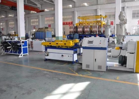 محافظ کابلهای الکتریکی خط اکستروژن خط راه راه لوله مارپیچی 32 میلی متر