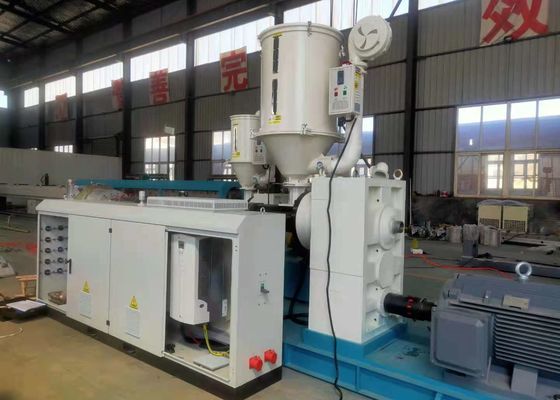 خط اکستروژن لوله پلی اتیلن HDPE 315 میلی متری در هم قفل شده است