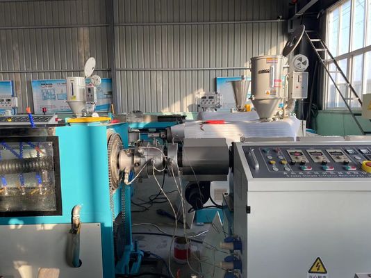 خط تولید ماشین پلاستیکی 25-100 میلی متر HDPE PP مارپیچ کربنی
