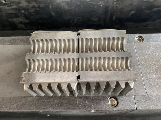 PE PP EVA PVC PA خط اکستروژن لوله راه راه تک دیواره با سرعت بالا