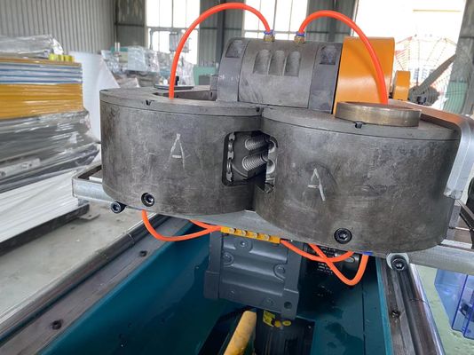 PE PP EVA PVC PA خط اکستروژن لوله راه راه تک دیواره با سرعت بالا