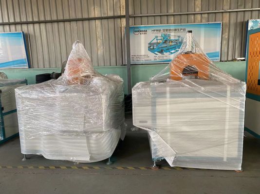 دستگاه ساخت خط اکستروژن لوله دو جداره PE PP و PVC 50-160mm