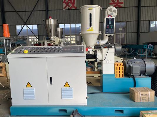 خط اکستروژن لوله hdpe تک پیچ برای لوله پلاستیکی / لوله لوله تامین آب
