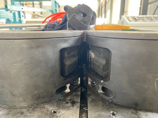 خط اکستروژن لوله موجدار تک جداره پلی اتیلن پلی اتیلن پلاستیک برای شیلنگ لوله حوضه شستشو