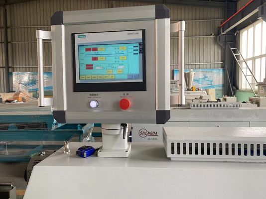 کنترل PLC خط تولید اکستروژن لوله راه راه تک / دو جداره