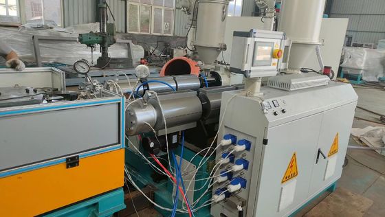 خط اکستروژن لوله های راه راه دوجداره هوای تازه HDPE پلاستیکی انعطاف پذیر