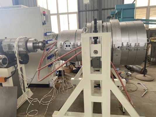 خط اکستروژن لوله HDPE فاضلاب 500 میلی متر برای لوله تامین آب پلی اتیلن پلاستیکی
