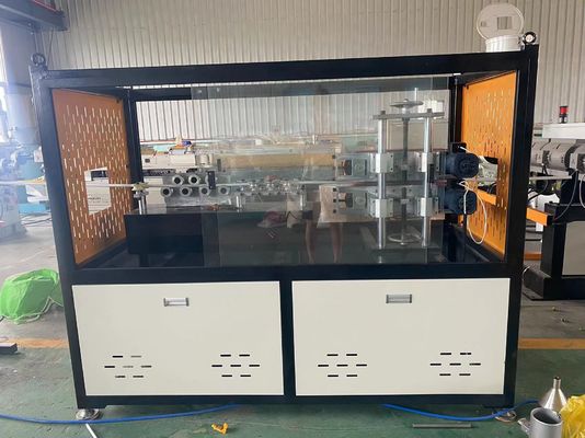 خط اکستروژن لوله راه راه تک جداره با خلاء HDPE با کیفیت بالا