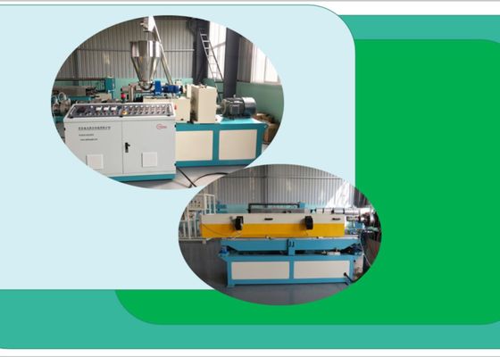 خط اکستروژن لوله لوله 30kg / H 17mm Pe