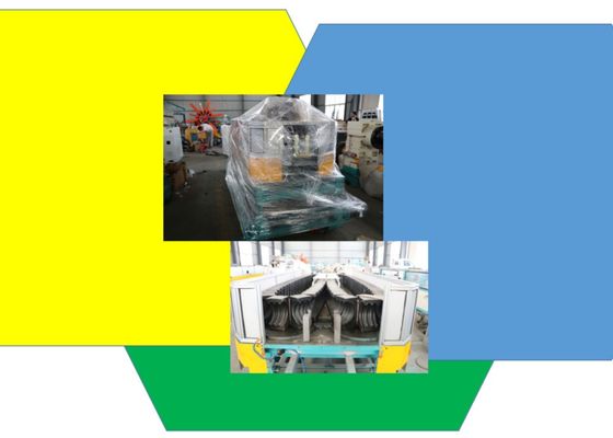 دستگاه اکسترودر دو مارپیچ لوله پی وی سی پلاستیکی با قیمت رقابتی