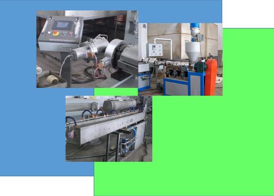 دستگاه اکسترودر شیلنگ تقویت شده با سیم فولادی PP HDPE / دستگاه لوله انعطاف پذیر