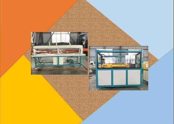 خط اکستروژن لوله راه راه 800 کیلوگرم / ساعت PLC عمیق