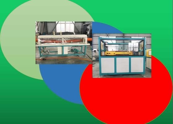 خط اکستروژن لوله راه راه دو جداره 65 کیلو وات 150 کیلوگرم در ساعت
