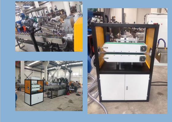 خط اکستروژن لوله راه راه دو جداره HDPE PVC PLC