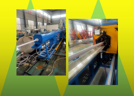 خط اکستروژن لوله HDPE تقویت شده 3 لایه 160 میلی متر 18 متر در دقیقه