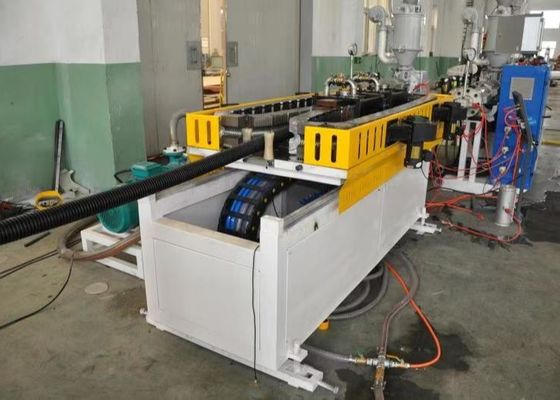 خط لوله اکستروژن 33L / D لوله راه راه تک دیواری 75 میلی متر
