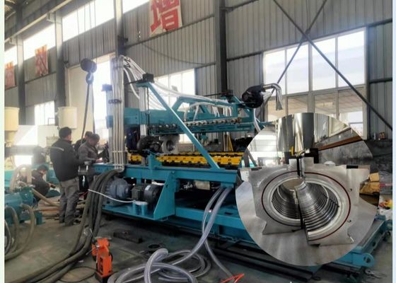 اکسترودر لوله راه راه دو جداره PVC PE 200 میلی متر
