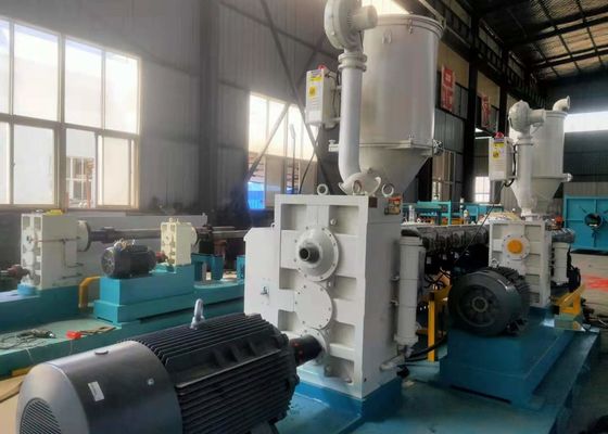 خط اکستروژن لوله پلی اتیلن HDPE 315 میلی متری در هم قفل شده است