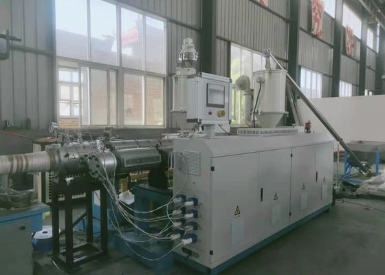دستگاه اکستروژن لوله راه راه تک دیواری پلاستیکی HDPE PE 10 متر در دقیقه