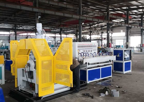 خط لوله اکستروژن شیلنگ تقویت شده با سیم مارپیچ فولادی PVC 20-63 میلی متری