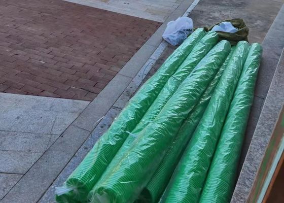 پلاستیک انعطاف پذیر خط لوله اکستروژن دو جداره راه راه