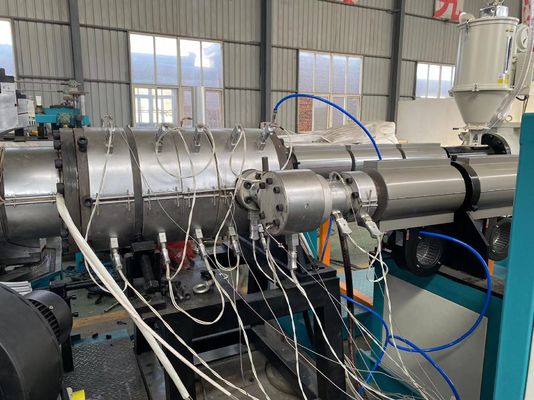 خط اکستروژن لوله دوجداره موجدار PE PP HDPE 200mm - 400mm