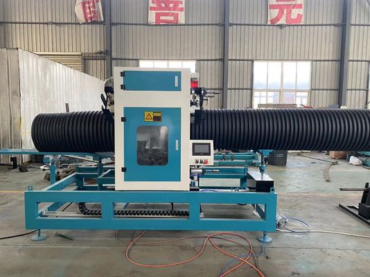 خط اکستروژن لوله دوجداره موجدار PE PP HDPE 200mm - 400mm