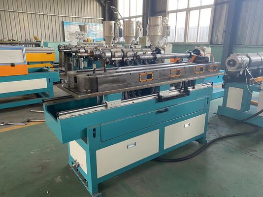 خط اکستروژن لوله های راه راه PVC/PP/PE پلاستیکی کاملا اتوماتیک