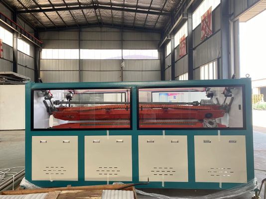 دستگاه اکستروژن لوله های راه راه HDPE/PP/PVC دو جداره / دستگاه لوله